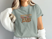 Light gray t-shirt with "Make Room For The Sweet Part" text.