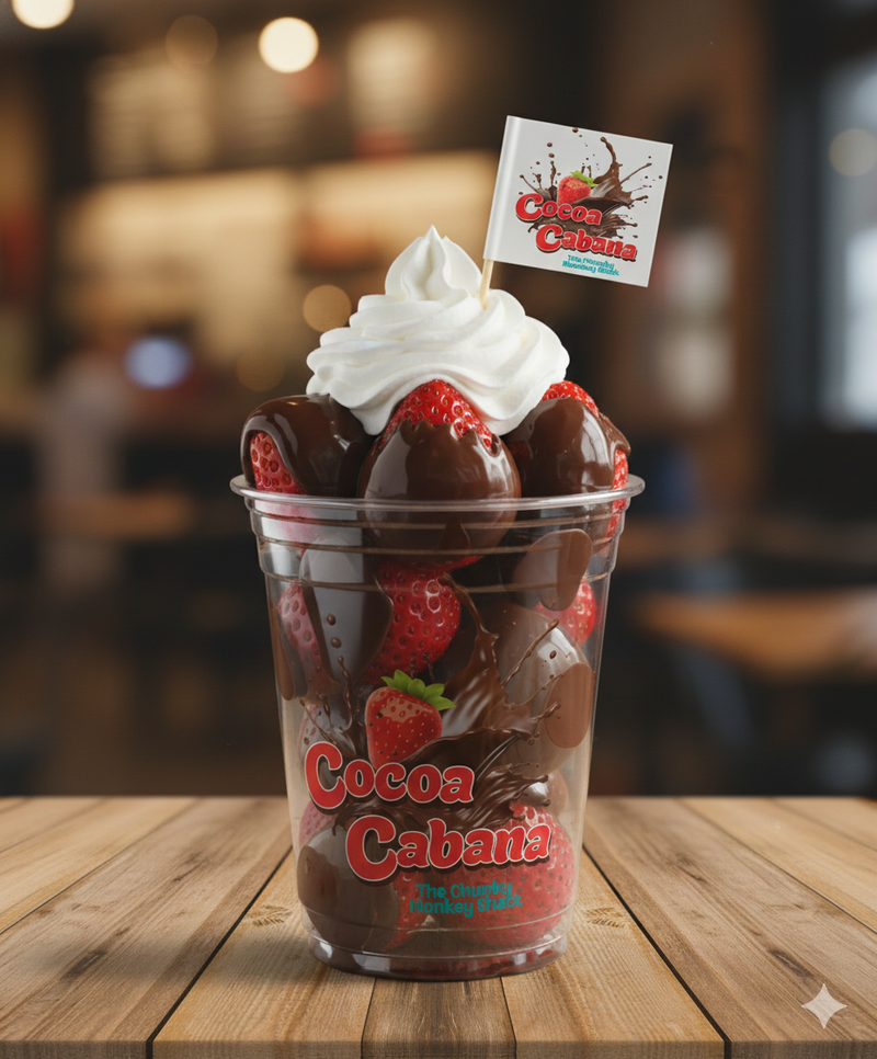 Fresh strawberries covered in warm melted chocolate. Sweet, smooth, and unforgettable.